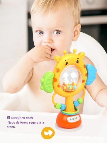 Miniatura 5 de DIDACTICO SONAJERO JIRAFA CON VENTOSA